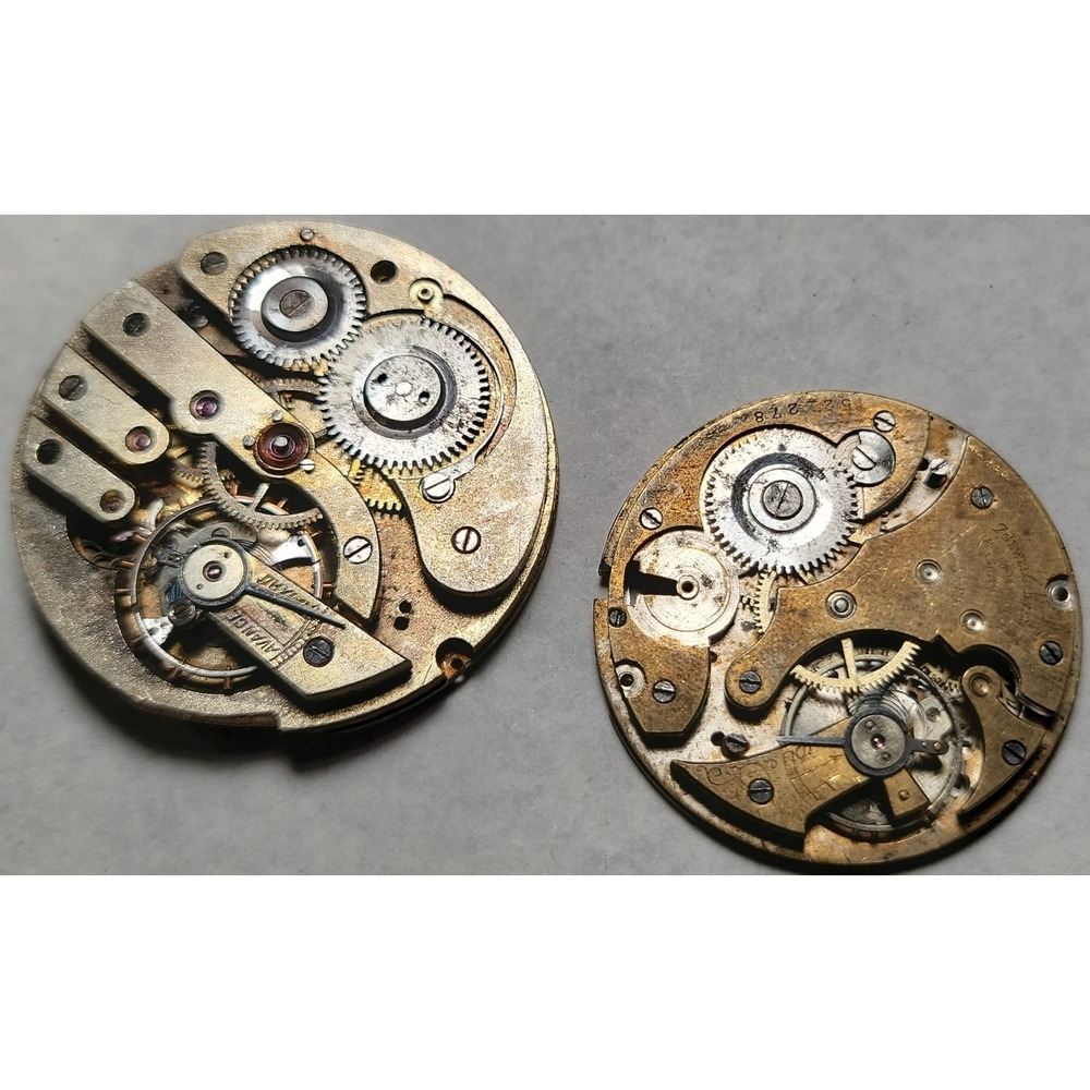 2 x Vintage Watch Movement for Parts or crafts